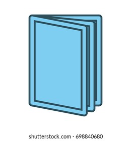 Book open symbol vector illustration graphic design