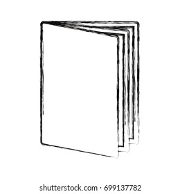 Book open symbol vector illustration