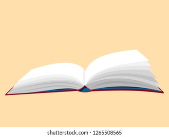 Book. Open book Vector illustration