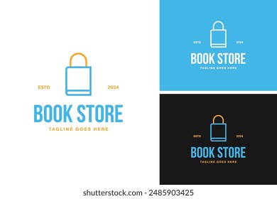 Book order logo design vector illustration template idea