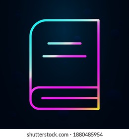 Book outline nolan icon. Simple thin line, outline vector of education icons for ui and ux, website or mobile application