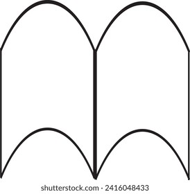 BUCHSEITE ODER BANNER ODER GRENZSYMBOL EPS
