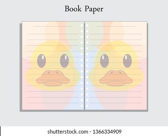 Book Paper Duck