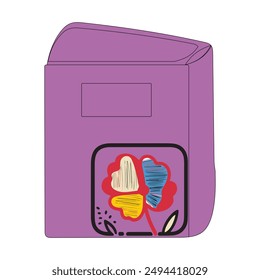 Papel de libro abierto o páginas de libro de texto con el Vector de texto ilustración de dibujos animados aislado en el Clipart de fondo de color, un solo libro