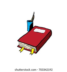 Book and pen case