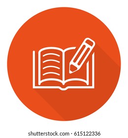 book pen icon