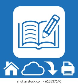 book pen icon