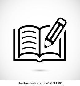 book pen icon