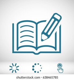 book pen icon