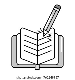 Book and pencil design