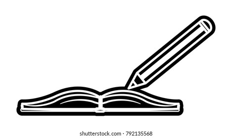 Book and pencil design