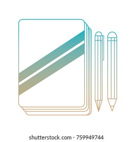 Book pencil and pen design