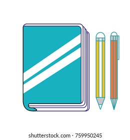 Book pencil and pen design
