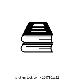 Book, perspective icon. Simple vector knowledge icons for ui and ux, website or mobile application