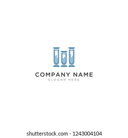 Book Pillar abstract Logo Template Design Vector, Emblem, Design Concept, Creative Symbol, Icon