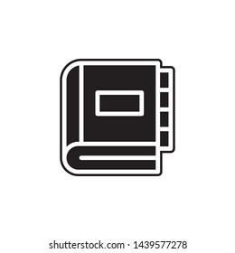 book, plans icon. Simple glyph, flat vector of Book icons for UI and UX, website or mobile application