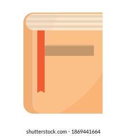 book publication literature reading and learning icon vector illustration