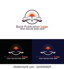 Book publication logo design or Book Company Logo