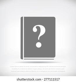 book and a question mark icon