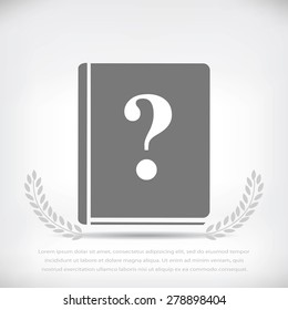 book and a question mark icon