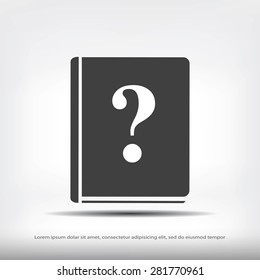 book and a question mark icon