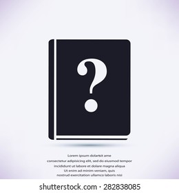 book and a question mark icon