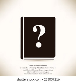 book and a question mark icon