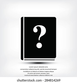 book and a question mark icon
