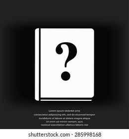 book and a question mark icon