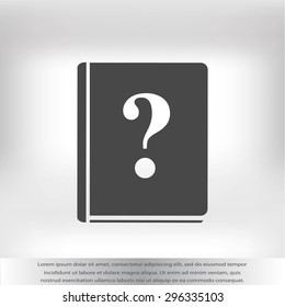 book and a question mark icon