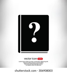 book and a question mark icon