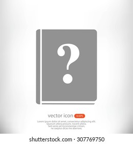 book and a question mark icon