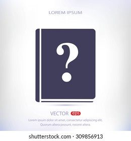 book and a question mark icon