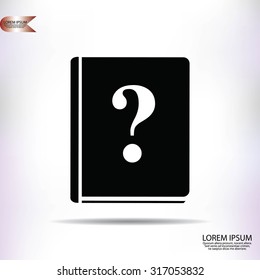 book and a question mark icon