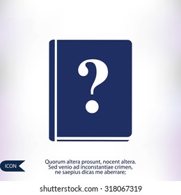 book and a question mark icon