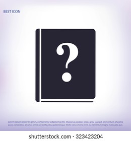 book and a question mark icon
