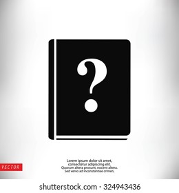 book and a question mark icon