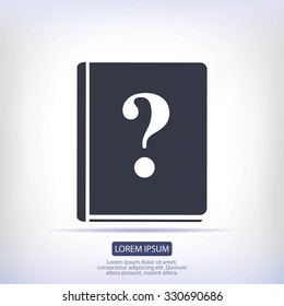 book and a question mark icon