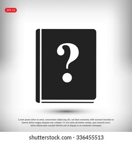 book and a question mark icon