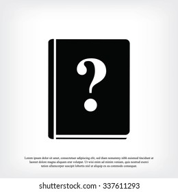 book and a question mark icon