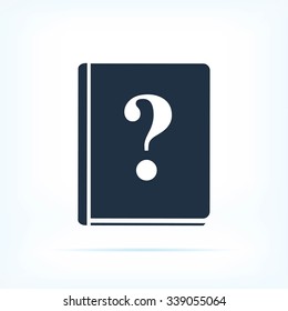 book and a question mark icon