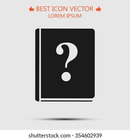 book and a question mark icon
