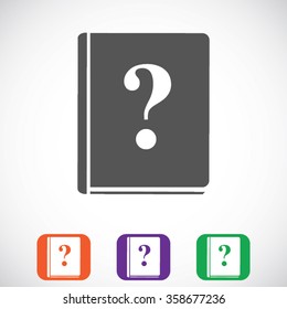 book and a question mark icon