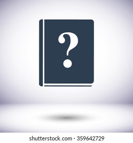 book and a question mark icon