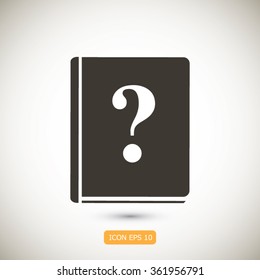 book and a question mark icon