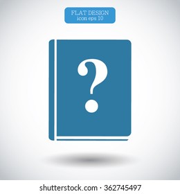book and a question mark icon