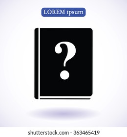 book and a question mark icon