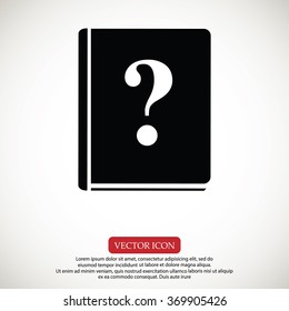 book and a question mark icon