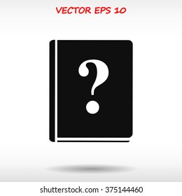 book and a question mark icon