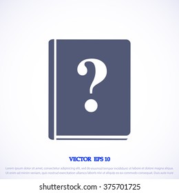 book and a question mark icon
